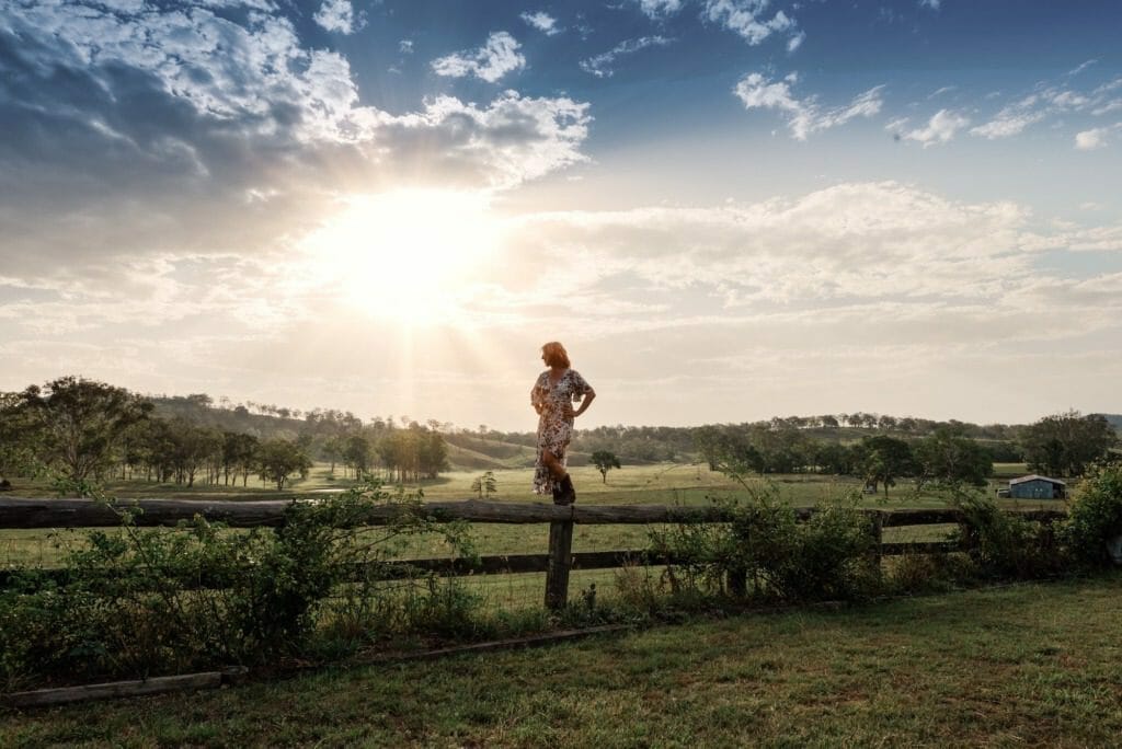 Sunset in the Country