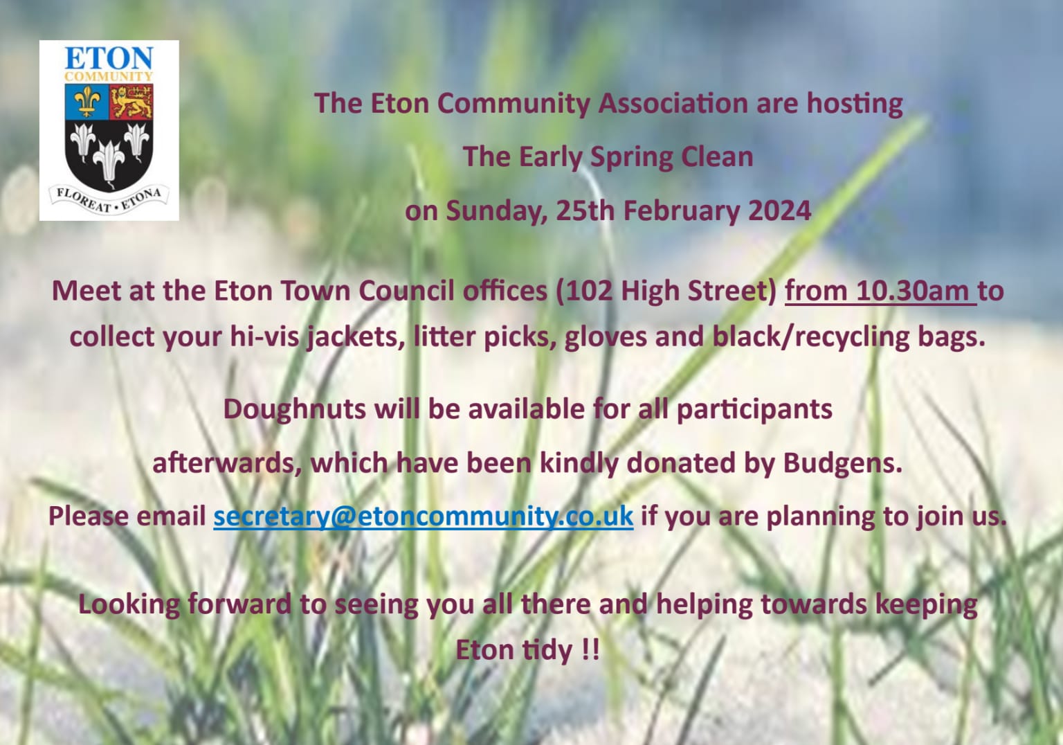 25th February - Join the Early Spring Litter Pick! - Warren Property Matters
